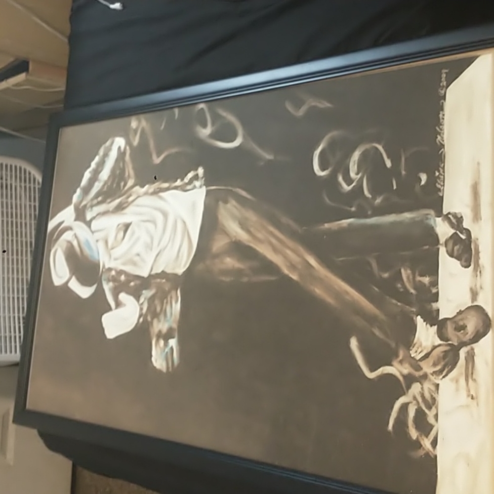 Printed Michel Jackson painting